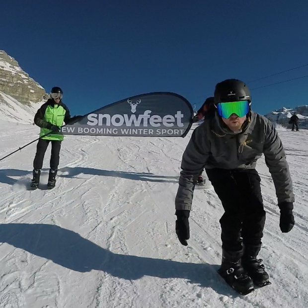 【新品】Snowfeet スノーフィートⅡ  スキースケート スノーボードフリーサイズ